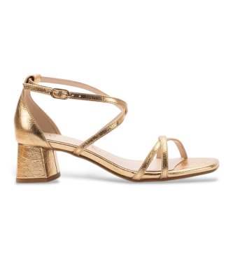 Martinelli Sandalias de Piel Vettabbia dorado