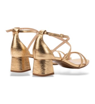 Martinelli Sandalias de Piel Vettabbia dorado