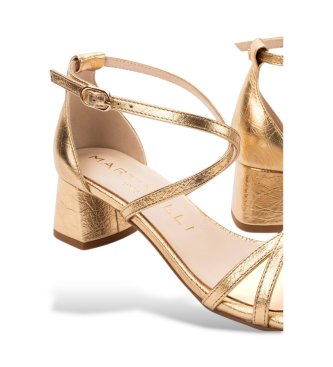 Martinelli Sandalias de Piel Vettabbia dorado
