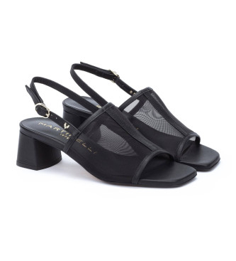 Martinelli Vettabbia Leren Sandalen zwart