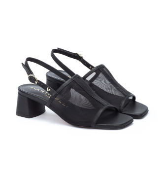Martinelli Sandales en cuir Vettabbia noir