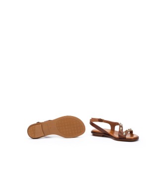 Martinelli Sandalias de Piel Mazzini marr�n