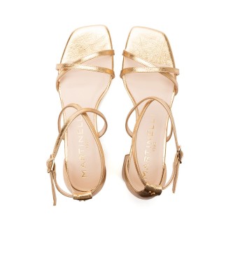 Martinelli Sandalias de Piel Vettabbia dorado