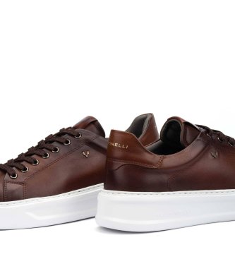 Martinelli Sneakers Sullivan in pelle marrone
