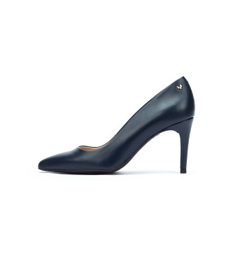 Martinelli Thelma navy leather shoes -Height heel 8,5cm