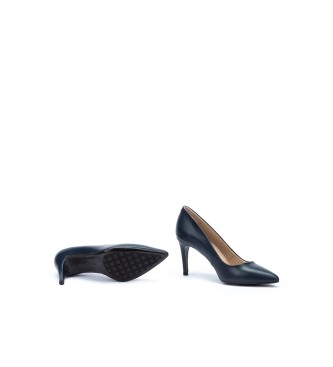 Martinelli Thelma navy leather shoes -Height heel 8,5cm