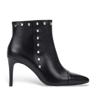 Martinelli Thelma 1489 Leather Ankle Booties preto