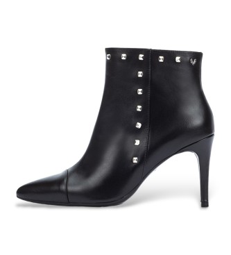 Martinelli Thelma 1489 Leather Ankle Booties black