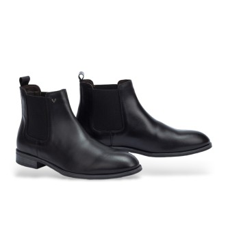 Martinelli Botines de Piel Warren 1456 negro