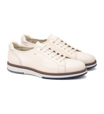 Martinelli Sneakers Hastings in pelle color bianco sporco