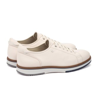 Martinelli Sneakers Hastings in pelle color bianco sporco