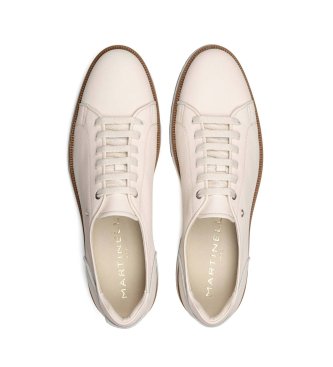 Martinelli Sneakers Hastings in pelle color bianco sporco
