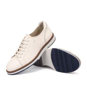 Martinelli Sneakers Hastings in pelle color bianco sporco