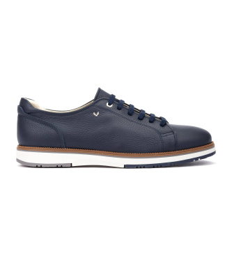 Martinelli Sneakers Hastings in pelle blu navy