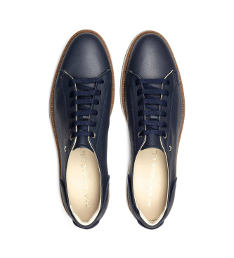 Martinelli Sneakers Hastings in pelle blu navy