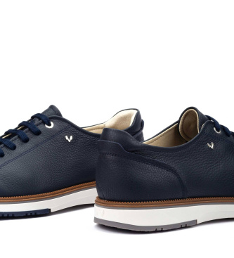 Martinelli Sneakers Hastings in pelle blu navy