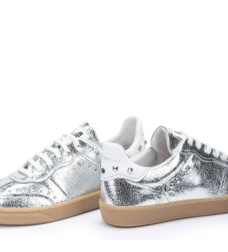 Martinelli Albricci Silver Leather Sneakers