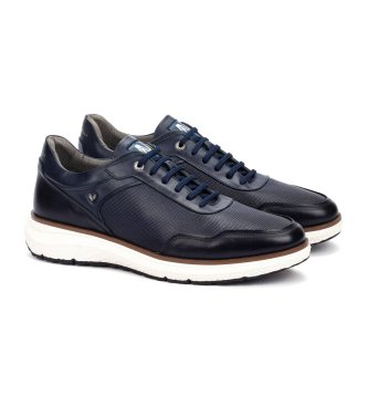 Martinelli Sneakers Canterbury in pelle blu navy