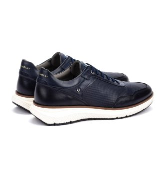 Martinelli Sneakers Canterbury in pelle blu navy