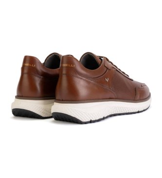 Martinelli Sneakers Canterbury in pelle marrone