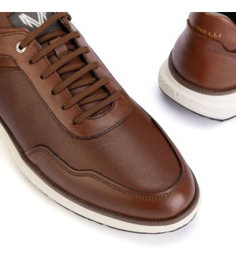 Martinelli Sneakers Canterbury in pelle marrone