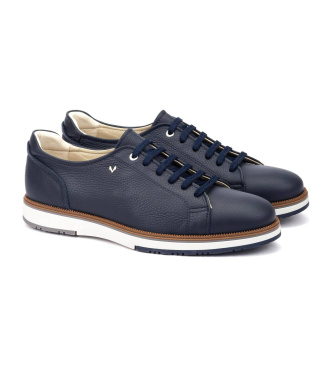Martinelli Sneakers Fulton in pelle blu navy