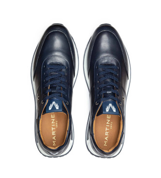 Martinelli Hanbury Leren Sneakers marine