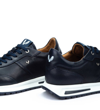 Martinelli Hanbury lder-sneakers navy