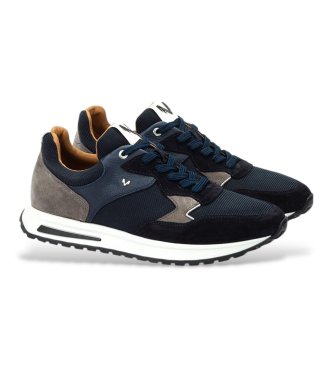 Martinelli Hanbury l�der-sneakers navy 