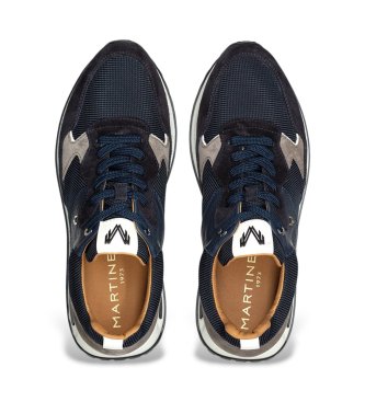 Martinelli Hanbury l�der-sneakers navy 