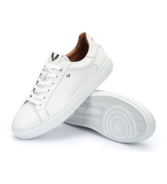 Martinelli Hastings lder sneakers vit