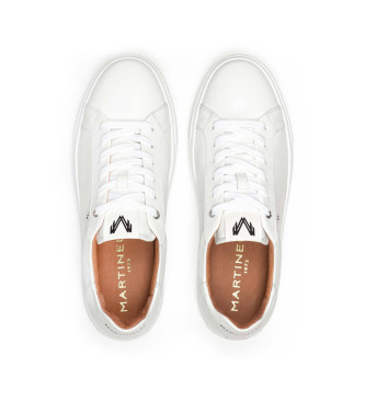 Martinelli Hastings lder sneakers vit