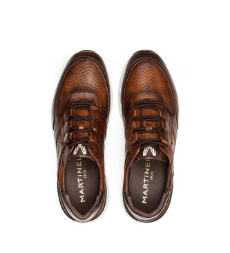 Martinelli Skórzane buty Newport w kolorze brązowym