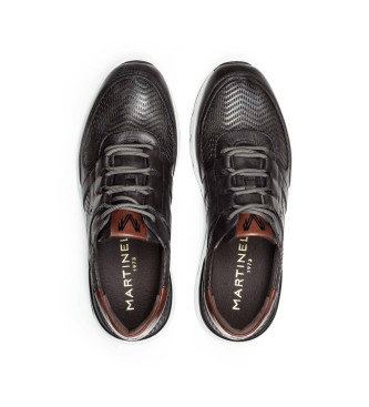Martinelli Newport usnjeni čevlji črne barve