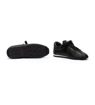 Martinelli Zapatillas de Piel Piemonte negro