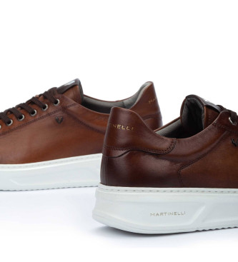 Martinelli Brown Sullivan Leather Sneakers