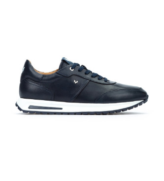 Martinelli Niebieskie skórzane buty Hanbury