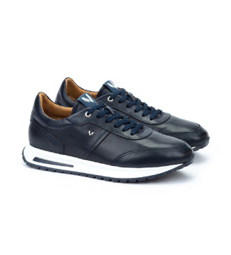 Martinelli Niebieskie skórzane buty Hanbury