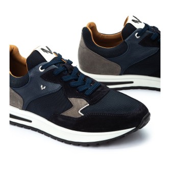 Martinelli Hanbury l�der-sneakers navy 