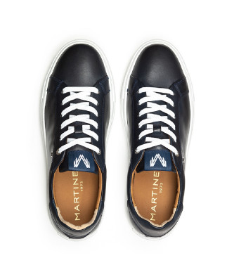 Martinelli Hastings blue leather slippers