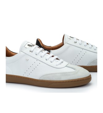 Martinelli Zapatillas de piel Vesey blanco