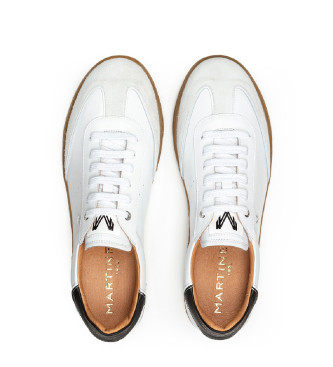 Martinelli Zapatillas de piel Vesey blanco