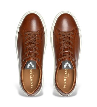 Martinelli Hastings brune l�der-sneakers 