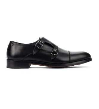 Martinelli Skórzane buty Empire z czarnymi klamrami
