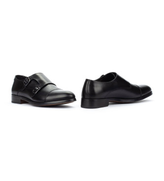Martinelli Empire leather shoes black buckles