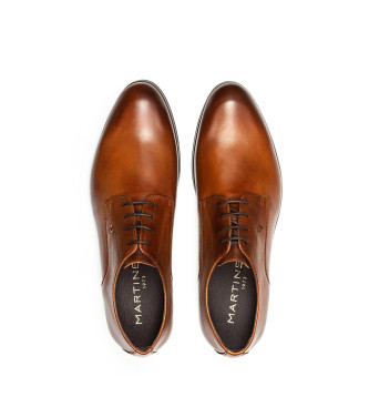 Martinelli Sapatos Empire em pele castanha 