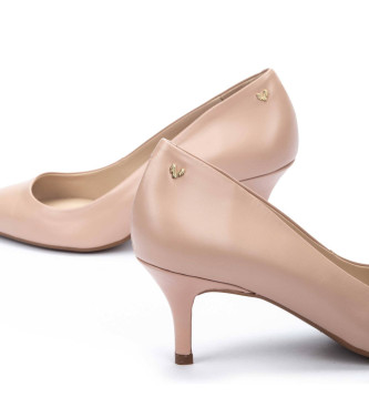 Martinelli Fontaine nude leren schoenen -Hoogte hak 6,5cm
