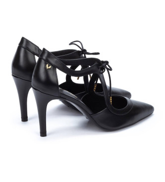 Martinelli Thelma black leather shoes -Height heel 8,5cm