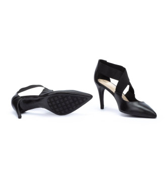 Martinelli Thelma chaussures en cuir noir -Hauteur du talon 8,5cm