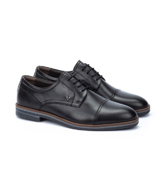 Martinelli Chaussures blucher à lacets en cuir noir Douglas